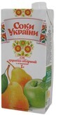 Сок Соки Украины Грушево – яблочный, 1 л