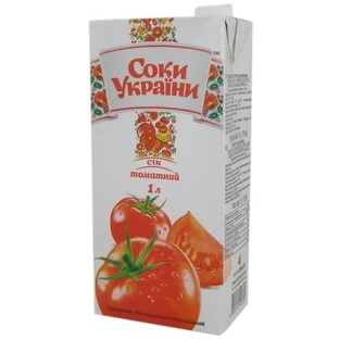 Сік Соки України Томатний, 1 л