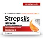 Стрепсилс Интенсив 8,75 мг, без сахара со вкусом апельсина, леденцы, №16: цены и характеристики