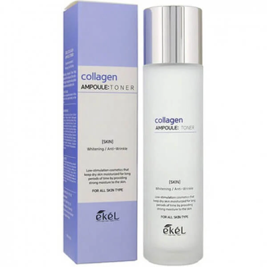 Тонер Ekel Collagen Ampoule Toner для обличчя з колагеном, 150 мл: ціни та характеристики
