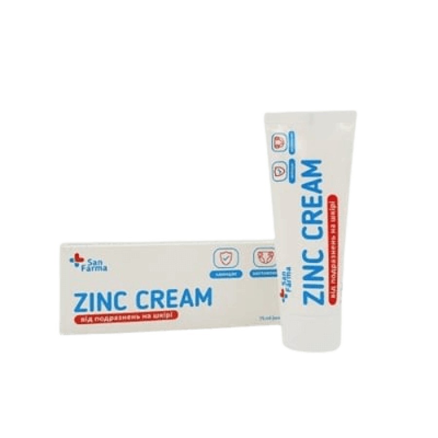 Крем-бальзам San Farma Zinc Cream, 75 мл: ціни та характеристики