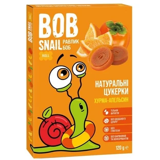 Натуральные конфеты Bob Snail Хурма-Апельсин, 120 г