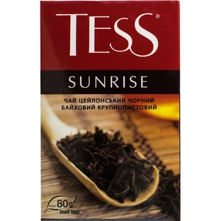 Чай чорний тесс  SUNRISE 80 г
