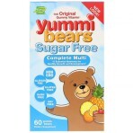 Мультивітаміни для дітей Complete Multi Sugar Free Yummi Bears Hero Nutritional Products 60 желейних ведмедиків: ціни та характеристики