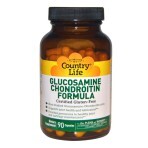 Глюкозамин и хондроитин Glucosamine/Chondroitin Formula Country Life 90 капсул: цены и характеристики