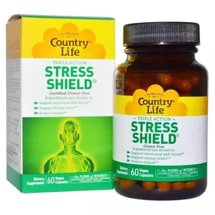 Антистрессовый энергетический комплекс Stress Shield Country Life 60 вегетарианских капсул