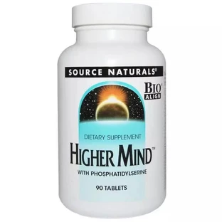 Улучшение работы мозга Higher Mind Source Naturals 90 таблеток