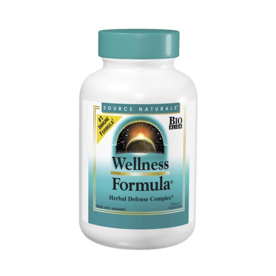 Рослинний Імунний Комплекс Wellness Formula Source Naturals 90 таблеток: ціни та характеристики