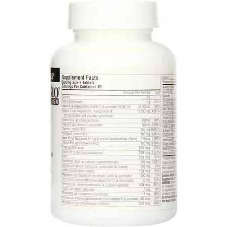 Мультивитамины Elan Vital Source Naturals 60 таблеток: цены и характеристики
