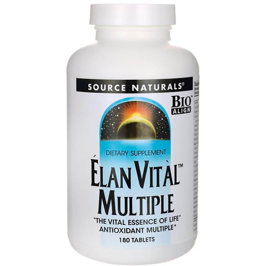 Мультивитамины Elan Vital Multiple Source Naturals 180 таблеток: цены и характеристики