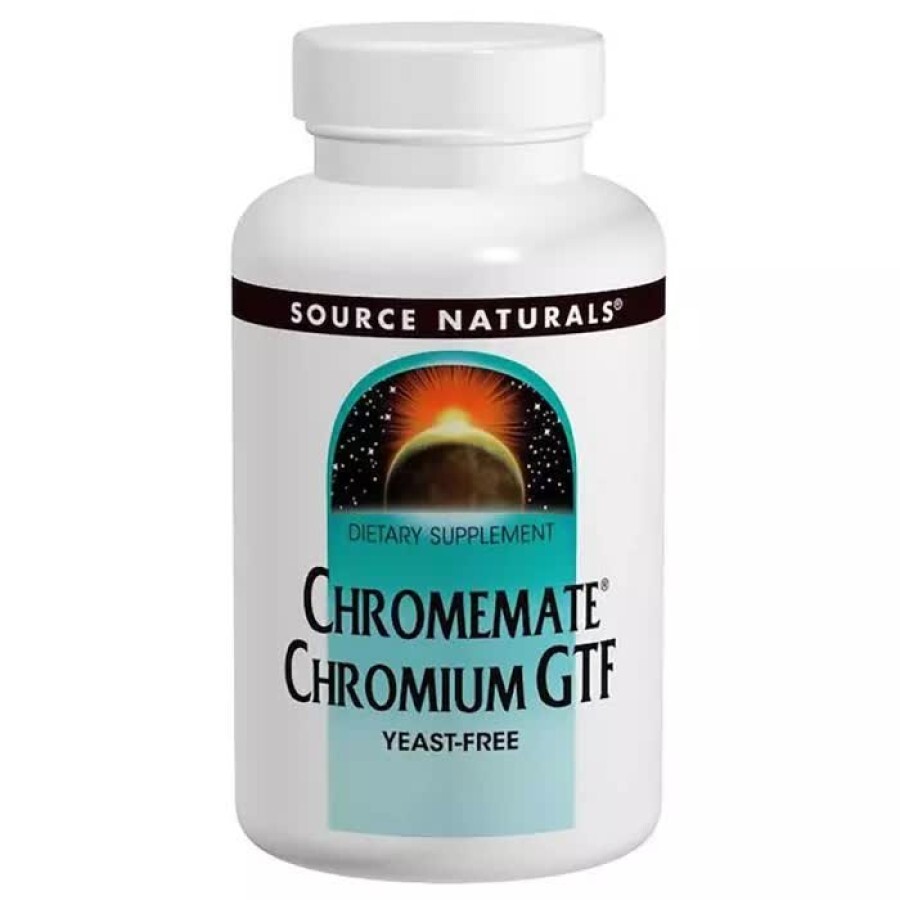 Хром GTF 200 мкг ChromeMate Source Naturals 240 таблеток: цены и характеристики