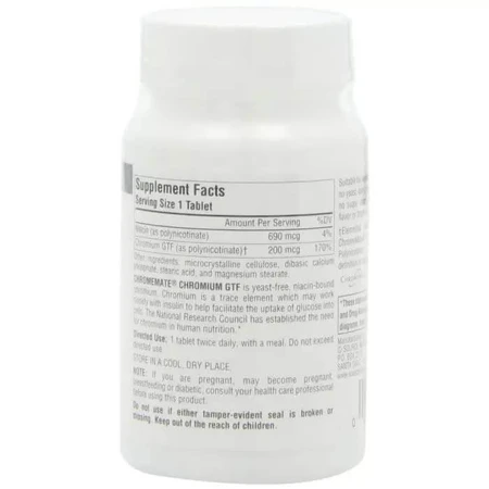 Хром GTF 200 мкг ChromeMate Source Naturals 240 таблеток: ціни та характеристики