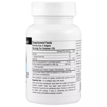 Часник & Петрушка Source Naturals 250 желатинових капсул: ціни та характеристики