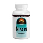 Ніацин (В3) 100мг Source Naturals 250 таблеток: ціни та характеристики