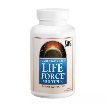Мультикомплекс для поддержания энергии Life Force Source Naturals 120 таблеток