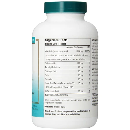 Вітамін С -1000 Wellness Source Naturals 50 таблеток: ціни та характеристики