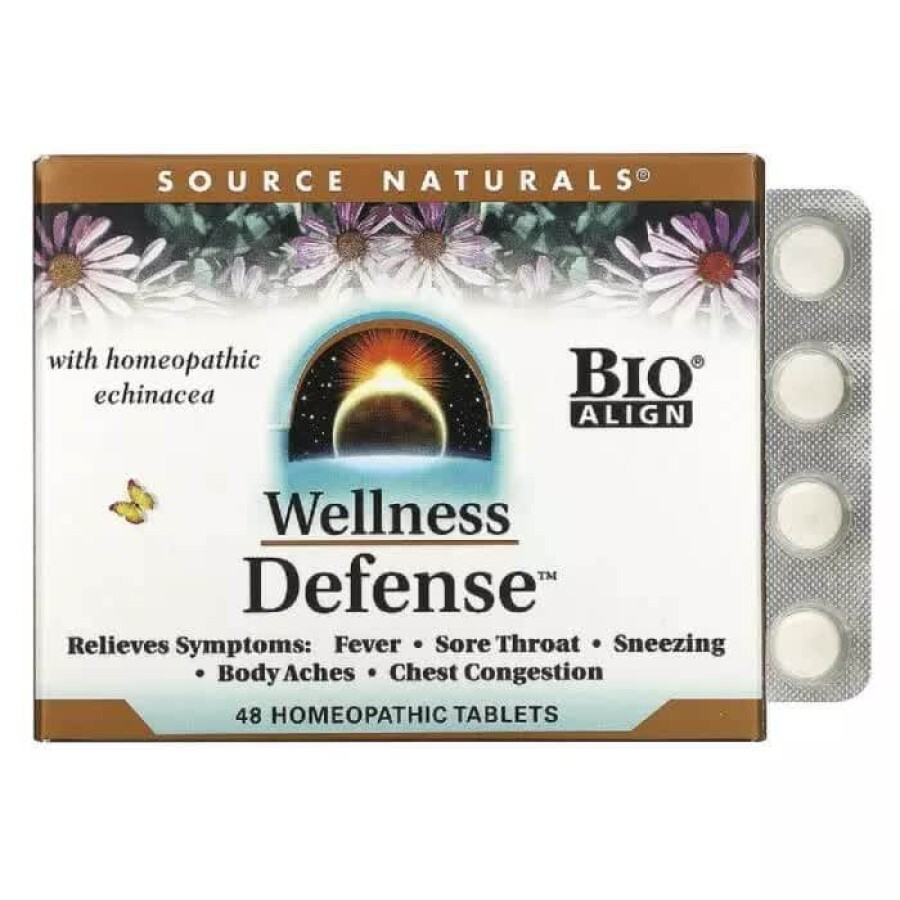 Защита Иммунитета Wellness Defense Source Naturals 48 таблеток: цены и характеристики