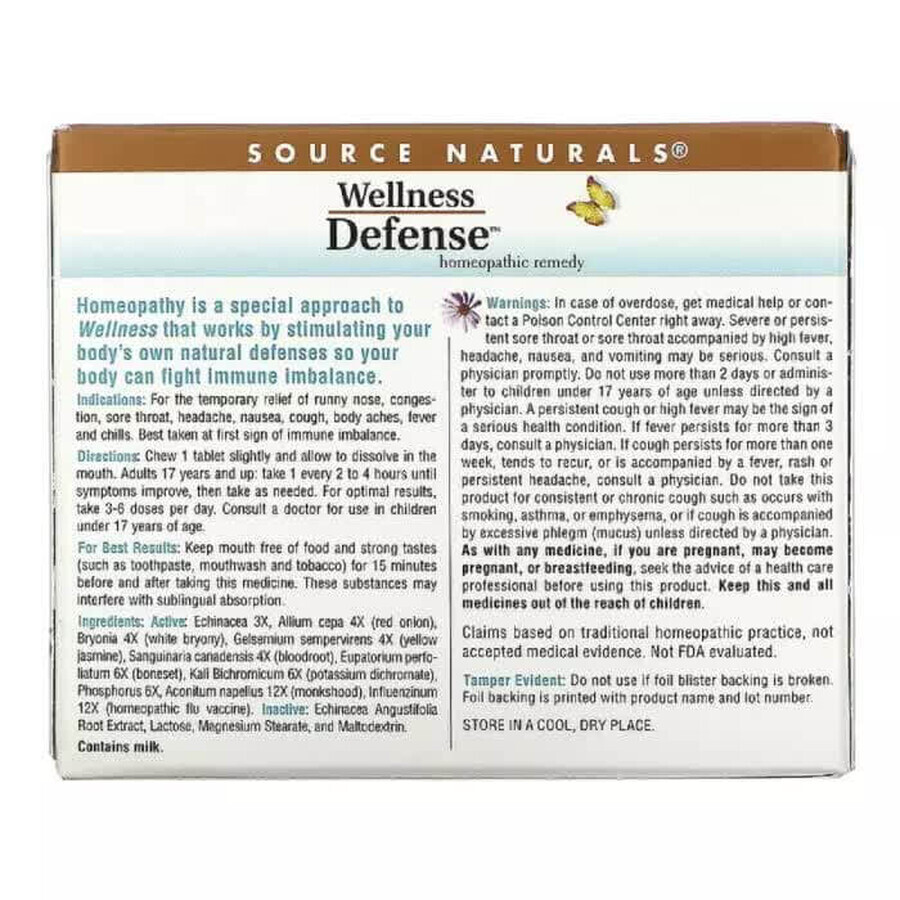 Захист Імунітету Wellness Defense Source Naturals 48 таблеток: ціни та характеристики