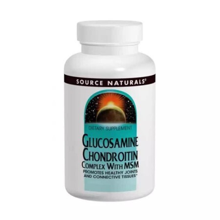 Глюкозамин & Хондроитин & МСМ Source Naturals 120 таблеток