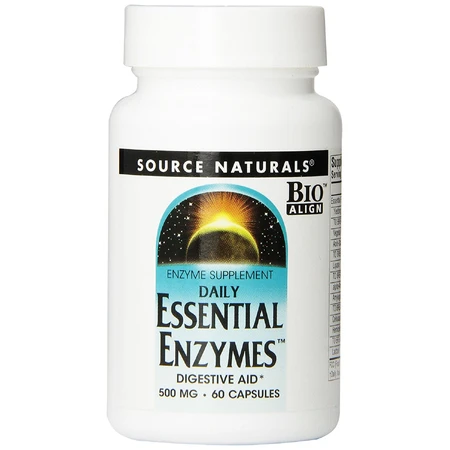 Ефірні ензими 500мг Source Naturals 60 гелевих капсул: ціни та характеристики