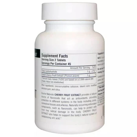 Экстракт Вишни 500мг Source Naturals 90 таблеток: цены и характеристики