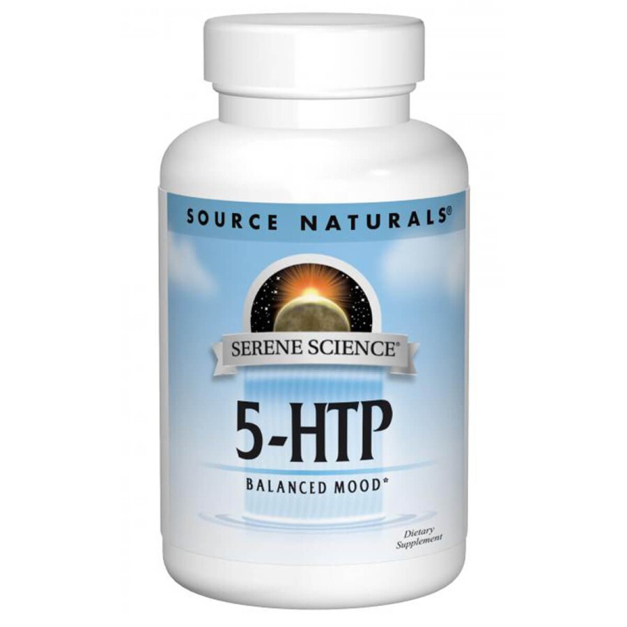 5-HTP (гідрокситриптофан) 50 мг Serene Science Source Naturals 30 желатинових капсул: ціни та характеристики
