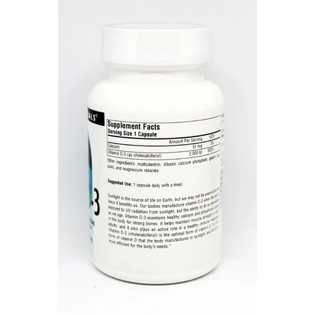 Витамин D-3 2000МЕ Source Naturals 100 капсул: цены и характеристики