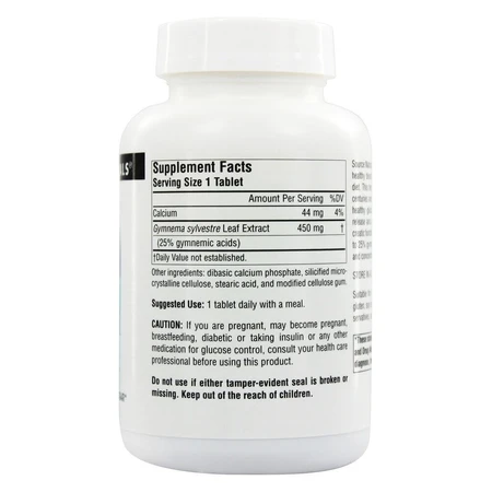 Гімнема 450 мг Source Naturals 120 таблеток: ціни та характеристики
