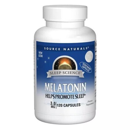 Мелатонин 3мг Sleep Science Source Naturals 120 гелевых капсул