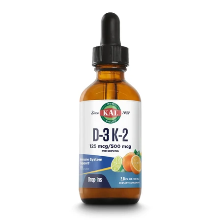 Вітамін D3+K2 Drop KAL цитрусовий смак 59 мл: ціни та характеристики