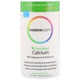 Кальцій з Магнієм і вітаміном D3 Food-Based Calcium with Magnesium & Vitamin D3 Rainbow Light 180 таблеток