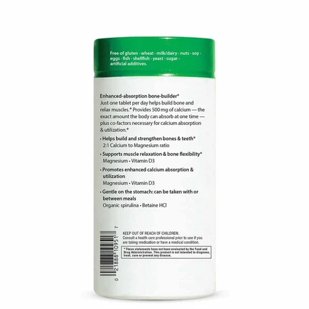 Кальцій з Магнієм і вітаміном D3 Food-Based Calcium with Magnesium & Vitamin D3 Rainbow Light 180 таблеток: ціни та характеристики