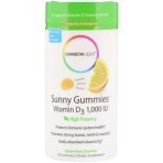 Вітамін D3 смак лимона Sunny Gummies Rainbow Light 1000 МО 50 жувальних цукерок: ціни та характеристики