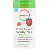 Вітамін D3 смак малини Berry D-Licious Rainbow Light 2500 МО 50 желейних цукерок