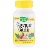 Каєнський перець і часник Cayenne Garlic Nature's Way 100 капсул