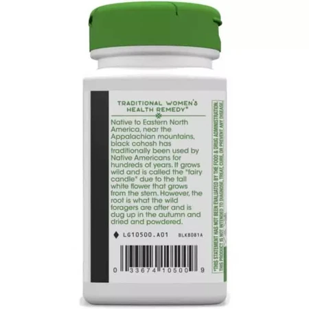Клопогон 540 мг Black Cohosh Nature's Way 100 вегетаріанських капсул: ціни та характеристики