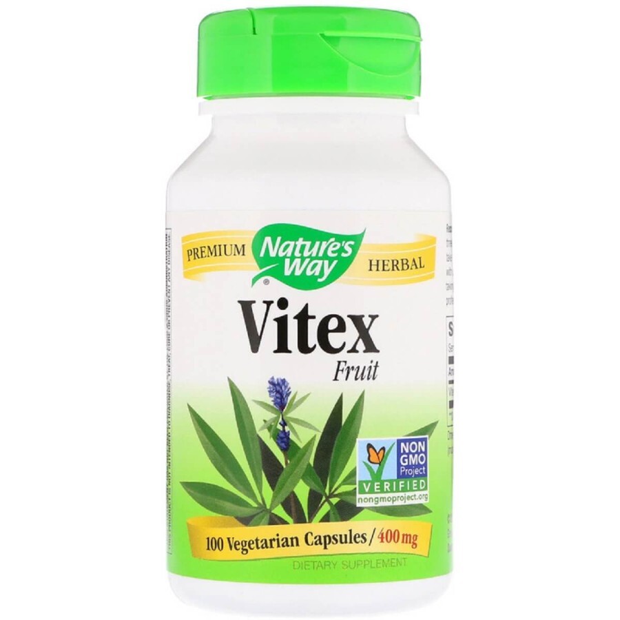 Витекс Vitex Fruit 400 mg Nature's Way 100 Капсул: цены и характеристики