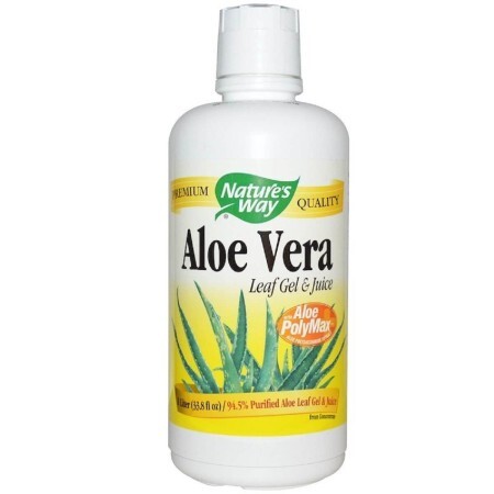Алоэ Вера листовой гель и сок Aloe Vera Leaf Gel & Juice Nature's Way 1000 мл