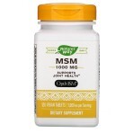 МСМ 1000 мг Opti MSM Nature's Way 120 вегетаріанських таблеток: ціни та характеристики