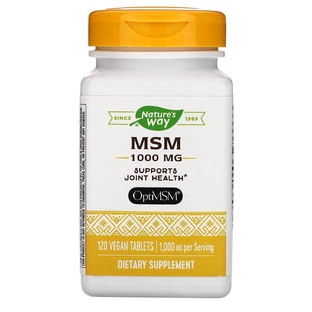 МСМ 1000 мг Opti MSM Nature's Way 120 вегетаріанських таблеток