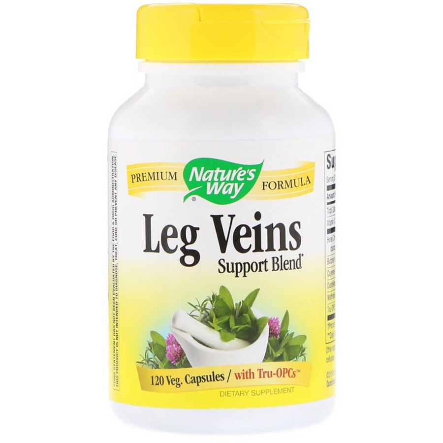 Підтримка вен Leg Veins Support Blend Nature's Way 120 капсул: ціни та характеристики