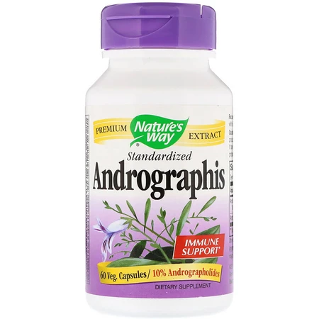 Андрографис стандартизированный Andrographis Nature's Way 60 капсул: цены и характеристики