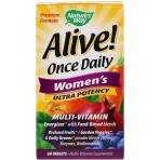 Мультивитамины для женщин Nature's Way Alive! Ultra Potency Multi-Vitamin 60 Таблетки: цены и характеристики