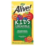 Мультивітаміни для дітей Alive Nature's Way Смак ягід і Апельсину 120 жувальних таблеток: ціни та характеристики