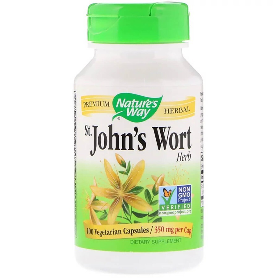 Звіробій St. John's Wort Nature's Way 350 мг 100 капсул: ціни та характеристики