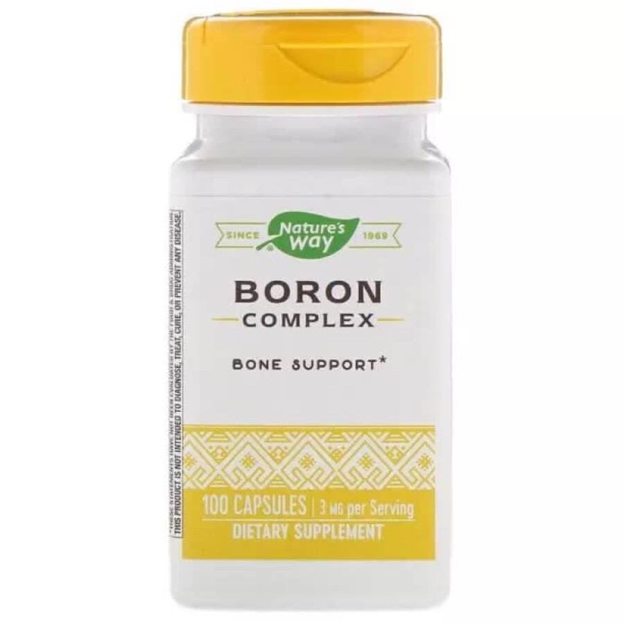 Бор 3 мг Boron Complex Nature's Way 100 капсул: цены и характеристики