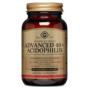 Пробиотики Advanced 40+ Acidophilus Solgar 60 капсул