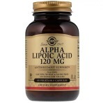 Альфа липоевая кислота Alpha Lipoic Acid Solgar 120 мг 60 капсул: цены и характеристики