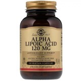 Альфа липоевая кислота Alpha Lipoic Acid Solgar 120 мг 60 капсул