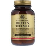Біотин (В7) 5000 мкг Solgar 50 гелевих капсул